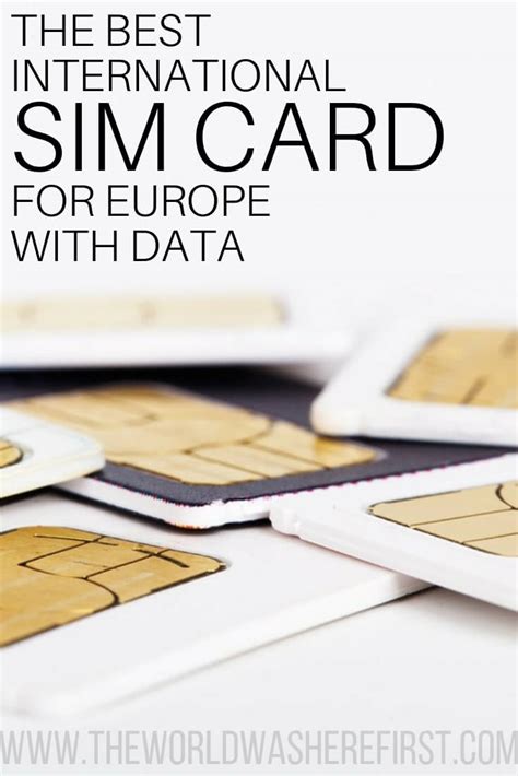 traveling to Europe sim card